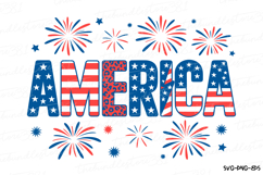 America Svg | 4th of July Svg | Svg Cut File Product Image 1