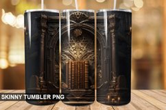 3D Gothic Book Tumbler Design Product Image 1