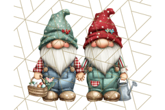 Farmer Gnome Clipart, Cute Farm Gnomes PNG Illustrations Product Image 5