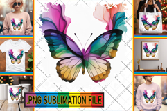Vibrant TSHIRT Magic Ideas PNG, Butterfly Product Image 1