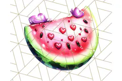 Chibi Summer Girls Clipart PNG, Bright Kawaii Summer Art Product Image 5