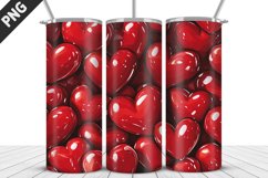 Valentines Love Skinny Tumbler PNG Wrap| Valentines Tumbler Product Image 2