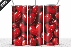 Valentines Love Skinny Tumbler PNG Wrap| Valentines Tumbler Product Image 2