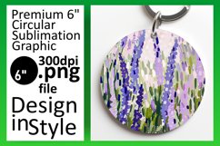 Stylish Floral Round Sublimation Mix Product Image 1