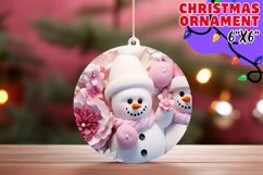 Winter Florals in 3D Charm Product Image 1