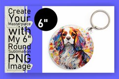 Roundabout Pup Parade: Vibrant Dog Sublimation Product Image 1