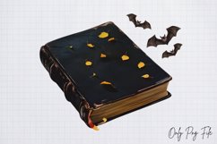 Books Halloween Clipart PNG Product Image 1