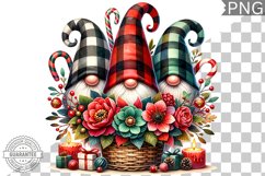 Christmas Gnome Sublimation - Clipart PNG Design Product Image 1