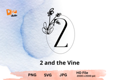 and the Vine Monogram Product Image 1