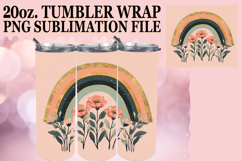 COZY VIBES 20oz TUMBLER WRAP, Rainbow Product Image 1