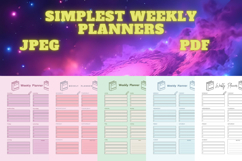 best simplest weekly planner freebie 33,free Weekly planners Product Image 1