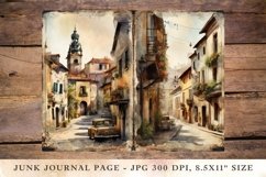 Printable Junk Journal Pages old town 3 Product Image 1