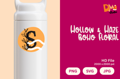 Hollow &amp; Haze Boho Floral Monogram Product Image 1
