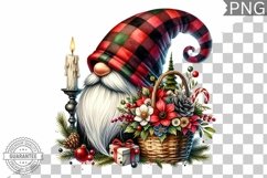 Christmas Gnome Sublimation - Clipart PNG Design Product Image 1