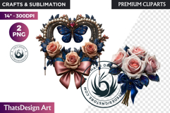 Dreamy Love Assets Vintage Valentine Graphics PNG clipart Product Image 1