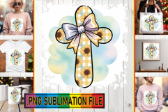 Fun TOTE BAG Gift Ideas, Cross and Bow Product Image 1