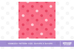 Coquette Easter Polka Dot Seamless Pattern Surface PNG DTF Product Image 2