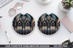 Car Coaster Sublimation| Valentine Coaster PNG Product Image 1