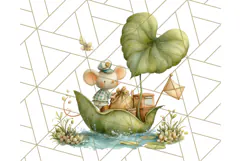 Acorn Village Clipart PNG, Fall Animal Png Product Image 5