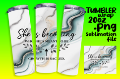 Stylish 20oz Tumbler Template , Religious Product Image 1