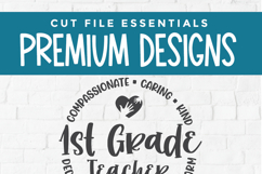 First Grade Teacher svg - a 1st grade teacher unisex design Product Image 5