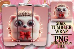 3D Christmas Characters Holiday Tumbler Wrap PNG Product Image 1