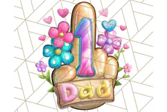 Father's Day Clipart PNG, Funny Dad Cartoon Clip Art Product Image 5