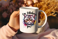 Funny Cat Sarcastic Quote Clipart Sublimation #29 Product Image 2