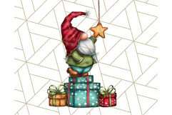 Christmas Gnome Clipart, Holiday Gnomes PNG Illustrations Product Image 5