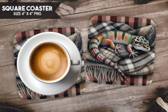 Pets &amp; Cute Animals Square Coaster Bundle, Pet Lover Gift Product Image 18
