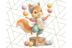 Tiny Carnival Friends Clipart PNG, Animal Fair Festival Product Image 5