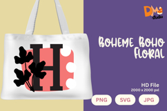 Boheme Boho Floral Monogram Product Image 1