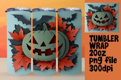 SOPHISTICATED 20oz Sublimation Tumbler , Halloween Product Image 1