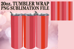 RADIANT GIFT 20oz TUMBLER WRAP, Valentine's Pattern Product Image 1