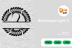 Bloomique Split Monogram Product Image 1