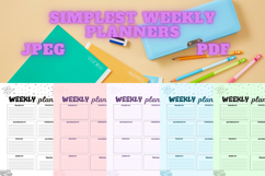 best simplest weekly planner freebie 58,free Weekly planner Product Image 2