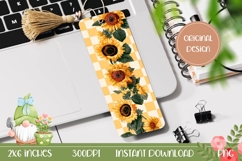 Printable Bookmark Design, Sunflowers Bookmark Printable Product Image 1