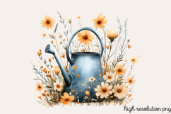 Spring Neutral Blue Clipart PNG Product Image 1