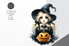 Halloween clipart, Witch clipart, Autumn clipart Product Image 1