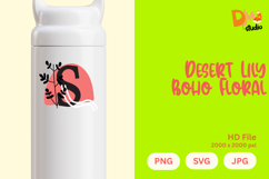 Desert Lily Boho Floral Monogram Product Image 1