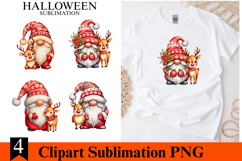 4 Christmas Gnome Clipart PNG | Merry Christmas Png Product Image 1