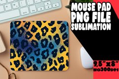 Leopard Pattern Gradient Mouse Pad PNG Product Image 1
