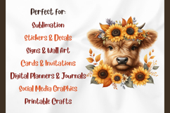 Autumn Highland Cow Bundle | Cute Fall Farmhouse Cows Product Image 9