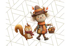 Scarecrow Festival Friends PNG Clipart Product Image 5