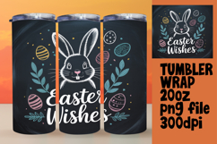 SOPHISTICATED 20oz Tumbler Template , Easter Bunny Product Image 1