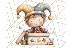 Storybook Santa &amp; Friends PNG Clipart, Christmas Png Clipart Product Image 5