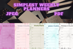 best simplest weekly planner freebie 47,free Weekly planners Product Image 2