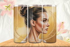 Black Girl Magic Black Woman Positive mind 20oz Tumbler wrap Product Image 1