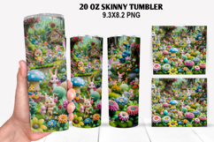 Halloween Skinny Tumbler 20oz Wrap Design, Halloween Tumbler Product Image 1