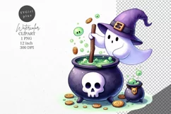 Halloween clipart, Ghost clipart, Autumn clipart Product Image 1
